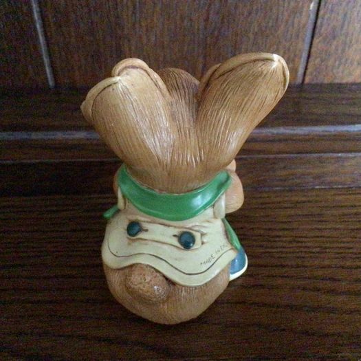 Vintage Stonecraft Pendelfin rabbit ornament Scrumpy