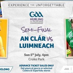 Limerick Clare Semi Final x2 Tickets