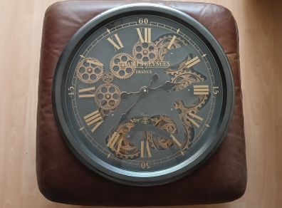Champs Elysees Large Silent Wall Clock - Used
