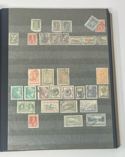 Collection: Cyprus, Greece, Italy and San Marino Stamps both mint an commemorative stamps on 41 pages