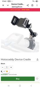 New Motocaddy device holder