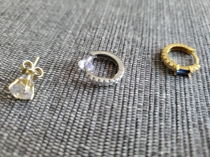 Silver earrings jewellery