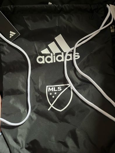 Adidas Backpack Drawstring Major League Soccer drawstring gym sack bag