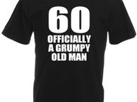 main image for ad 60 Officially A Grumpy Old Man - Mens Funny 60th birthday gift