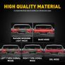120cm Car Spoiler LED Light Rear Wing Flow Light Tail Lamp Turn Signal Brake Warning Light Carbon Fiber Tail Wing Car Styling Image 3