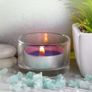 Set of Lavender Scented Tea Lights with Dried Lavender Image 4