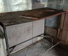 Welders steel work bench