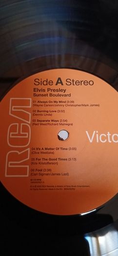 Elvis - Sunset Boulevard - 2 X LP - RCA Victor - 2025