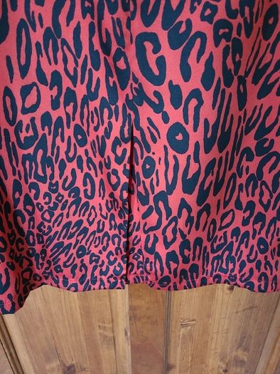Ladies Red and Black ZARA Dress Size L NEW