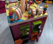 Zany Zoo Wooden Activity Cube