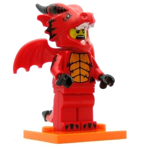 Lego DRAGON SUIT BOY Minifigure Lego Series 18 Lego Minifigure