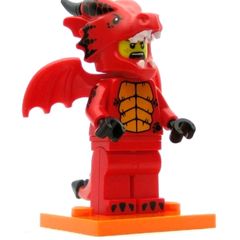 Lego DRAGON SUIT BOY Minifigure Lego Series 18 Lego Minifigure