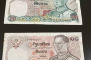 Thailand two  banknotes