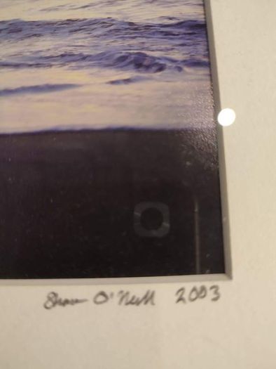 Stunning Signed 2003 Photo Of The Oecan By (shane O'neill )