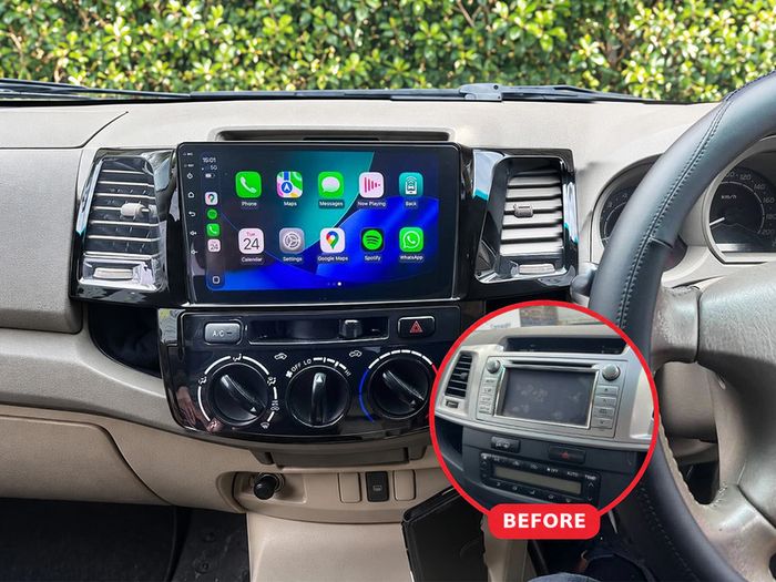 Toyota Hilux 2007-2015 Apple CarPlay & Android Auto Upgrade