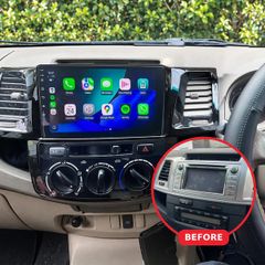 Toyota Hilux 2007-2015 Apple CarPlay & Android Auto Upgrade