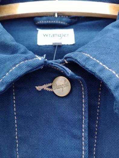 Wrangler navy jacket, short navy jacket