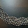 Statement necklace collar with crystals Image 2