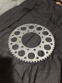 gsxr1000 custom giant back sprocket for freestyle tricks and wheelies