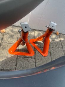 axle stands pair 2 tone