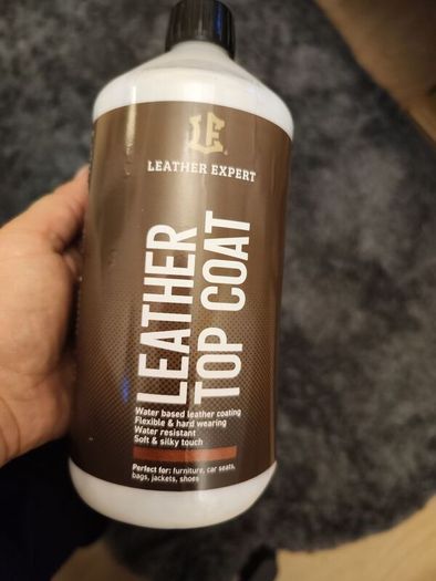 Leather Expert Leather Top Coat Semi Matt 1000ml Water Based Protective Finish