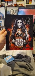 Britt Baker AEW Wrestling Autograph