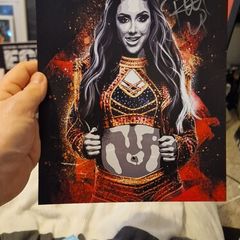 Britt Baker AEW Wrestling Autograph