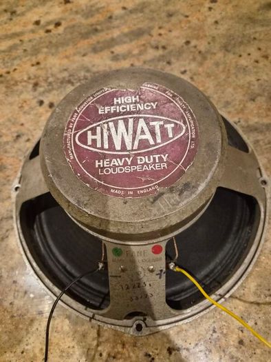 Vintage Fane Hiwatt guitar speaker