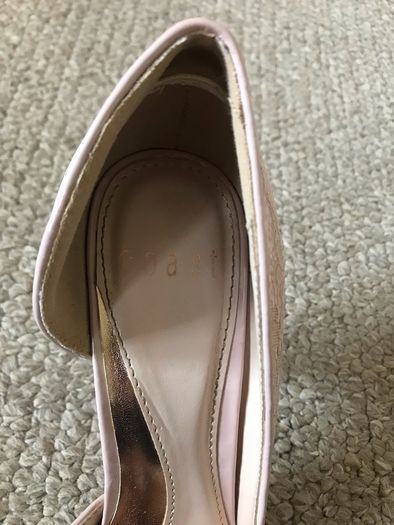 Coast nude high heels size 5