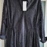 FRENCH CONNECTION black lace shirt dress Sz 8 UK - Bnwt Rrp 110 Image 2