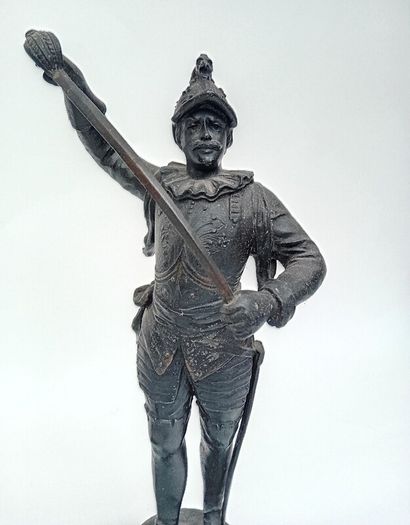 Vintage Spelter Military Figures