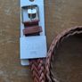 Zara Braided Leather Belt Image 2