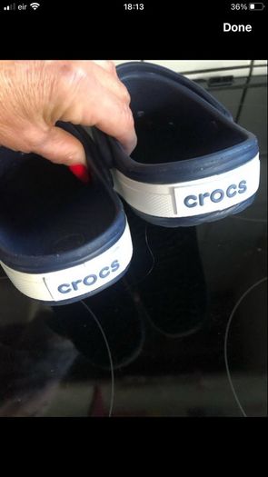 Boys crocs like new size 1