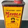 Vintage 1950's MAYOLA Liquid Wax Tin Image 2
