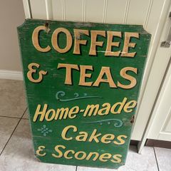 vintage cafe sign