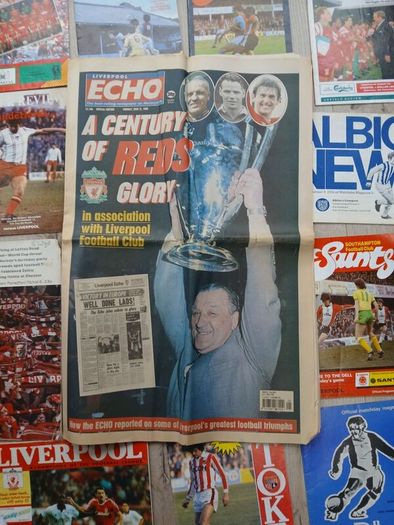 football program lot all Liverpool fc related