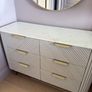 Next 'Valencia' Light Grey Mango Wood 6-Drawer Chest - Mint Condition Image 7