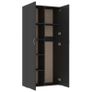 Storage Cabinet Grey 80x35.5x180 cm Chipboard Image 5