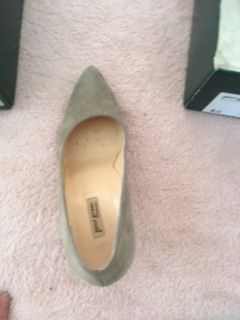 Taupe Suede Court Shoe (37) PAUL GREEN