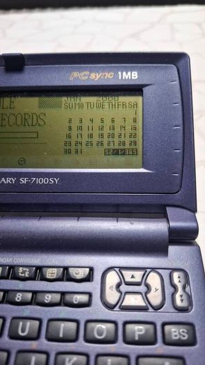 Casio Digital Diary SF-7100SY 1MBWorking