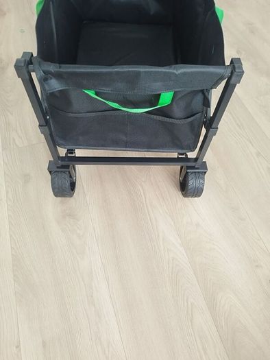 4 wheel camping wagon with wide wheels