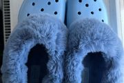 New Fluffy Crocs 8uk