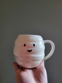 Ceramic Halloween mug mummy mug bandage NEW