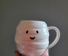 Ceramic Halloween mug mummy mug bandage NEW