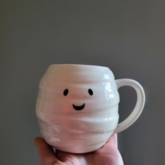Ceramic Halloween mug mummy mug bandage NEW