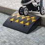 Rubber Curb Ramp 2 Pack, 6" Rise Height Heavy-Duty 33069 lbs/15 T Capacity Threshold Ramps Image 4