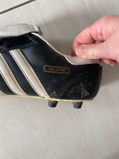 Vintage Adidas Telstar Mens Leather Football Shoes 11UK