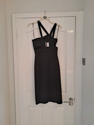 Black cutout bodycon dress