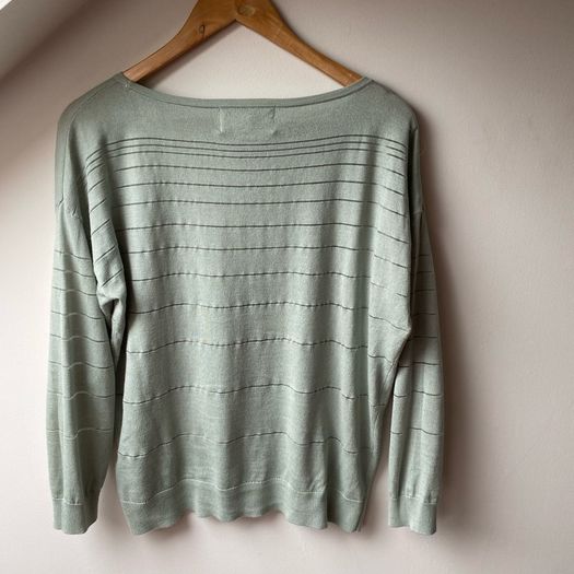 Paul Costelloe Living Studio Mint Green Knit Jumper Size Medium