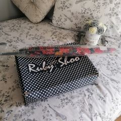 Ruby shoo Wellington and umbrella